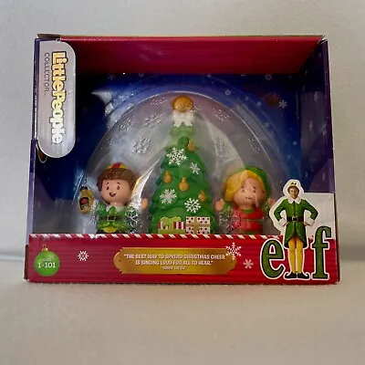 Fisher Price Little People Collector ELF Movie Figure Set Christmas Buddy Jovie • $20.68