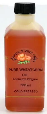 £17.50 • Buy Wheatgerm Oil - Cold Pressed Carrier Oil - Base Oil 500ml - Natural By Nature 
