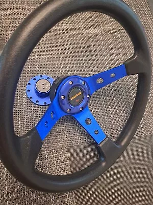 MOMO Steering Wheels & Quick Release 350mm 14' &  Sport Steering Wheel.  • $160