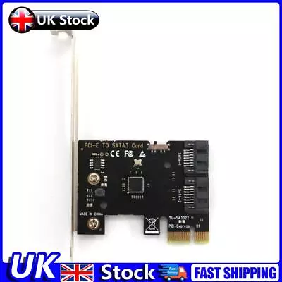 Pci-e To SATA 3.0 Internal 6Gbps Ports Disk Expansion Card UK • £10.19