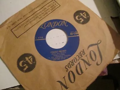 Vera Lynn Forget Me Not / What A Day We'll Have 7  Uk Gold London Export 45 Vg++ • $12.99