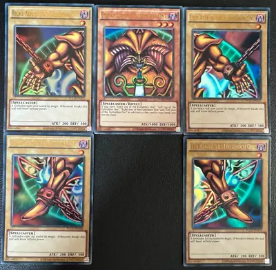 Yugioh Exodia The Forbidden One Complete Set 5 Ultra Rare YGLD Near Mint • £24.75
