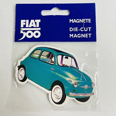 $3.75 • Buy Fiat 500 Fridge Magnet 8cmx5cm Die Cut Magnets Refrigerator White Board