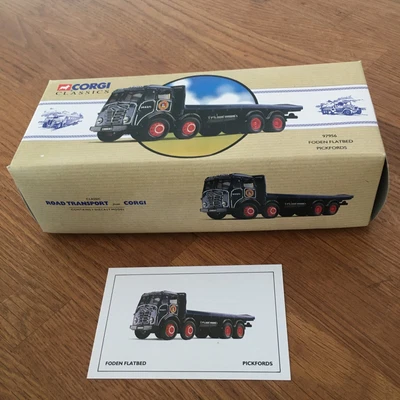 £17 • Buy Corgi Classics 97956 Foden Flatbed Truck Pickfords Certificate