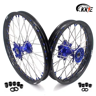 KKE 21/19 Cast MX Wheels Rim Set Fit Yamaha YZ125 YZ250 YZ250F YZ450F 2003-2024 • $449