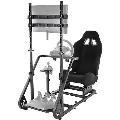 Hottoby Racing Simulator Cockpit With TV StandSeat Fits Logitech G29 G920 G923 • £348.99