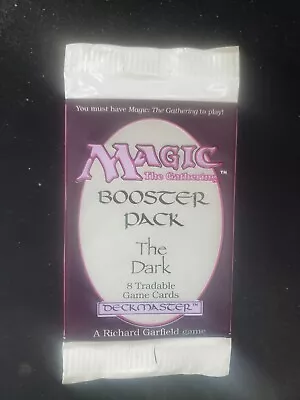 Vintage 1994 Magic: The Gathering  The Dark  Factory Sealed Booster Pack • $66.95