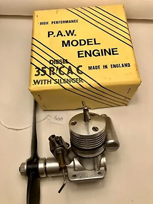 £36 • Buy Vintage Progress Aero Works PAW Boxed R/C Model Diesel Engine
