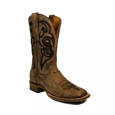 Corral Men's Brown Embroidered Square Toe Western Boots A3303 • $104.04