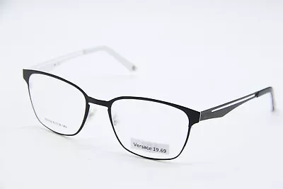 New Versace 1969 Vintage Rv079 Black White  Authentic Eyeglasses 53-18 • $52.51