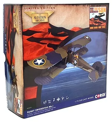 Corgi 1/72 Scale AA36311 - Fairey Swordfish Mk.I Operation Torch November 1942 • £69.99