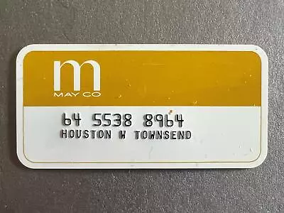 Vintage MAY Co. Department Store Credit Card • $12