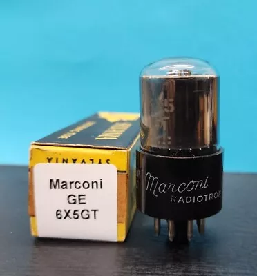 1-Marconi By GE 6X5GT Vacuum Tube Tested Loc. Stock • $3.99