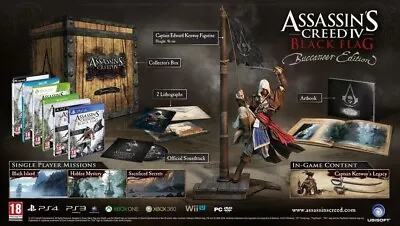 £95 • Buy NEW Assassins Creed IV 4 Black Flag Buccaneer Collectors Edition XBOX 360 SeP9