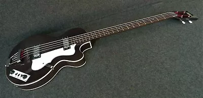 HOFNER HI-CB-PE-TBK IGNITION CLUB BASS GUITAR Trans Black TEA CUPS B STOCK • $299.99