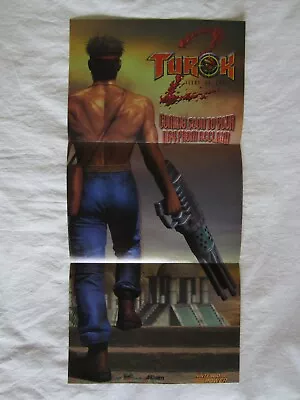 Turok 2 Seeds Of Evil (N64) Nintendo Power Poster 64 Dinosaur Hunter 1998 RARE • $11.95