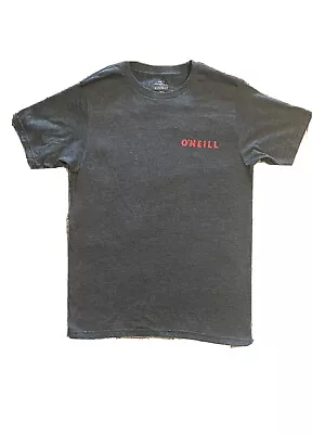 Mens O'neill T-Shirt Charcoal Gray Size Small Regular Fit Short Sleeve Logo • $12