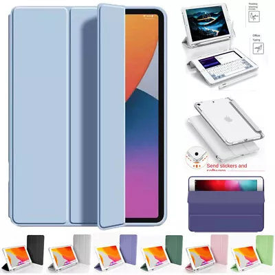 $18.99 • Buy For IPad 9/8/7th 6th 5th Gen Mini Air Pro Smart Silicon Case Cover W Pen Holder