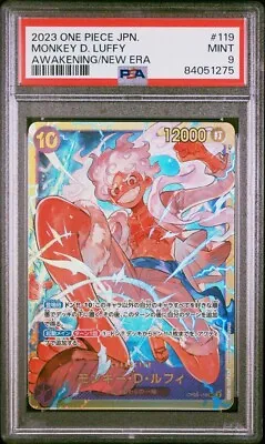 PSA 9 Monkey D. Luffy OP05-119 Awakening Of The New Era Japanese ONE PIECE TCG • $23.97