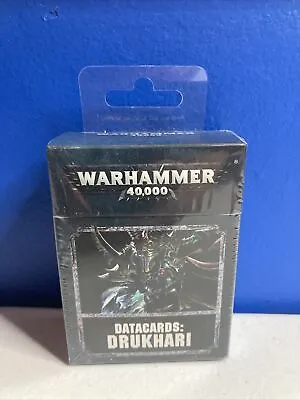 Warhammer 40k Datacards Drukhari Card Deck • $13.99