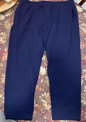 Public Rec Mens N Blue All Day Every Day Stretch Elastic Waist Pants Size 44x30 • $49.99