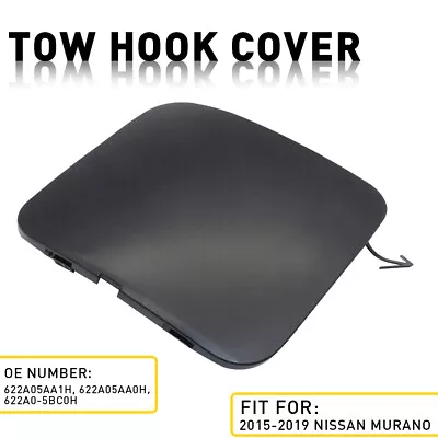 Bumper Tow Hook Eye Access Cover Cap Black Fits For 2015-2019 Nissan Murano EOE • $9.99