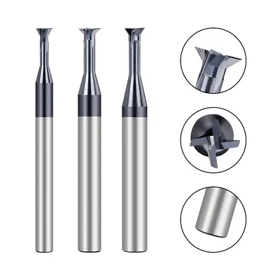 1pc 60 Degree Dovetail Milling Cutter 6mm Shank End Mill Cutting Tools For Metal • $15.45