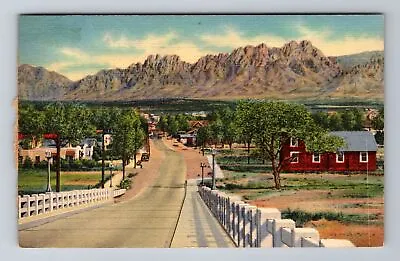 $9.99 • Buy Las Cruces NM-New Mexico, Organ Mountains And Viaduct, Vintage Postcard
