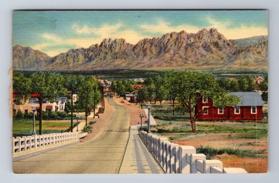 $9.99 • Buy Las Cruces NM-New Mexico, Organ Mountains And Viaduct, Vintage Postcard