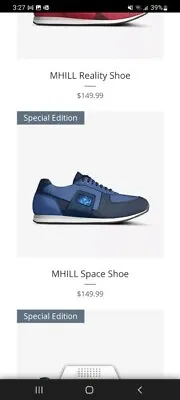 MHILL (Marvel Inspired) Space Stone Shoes Sz 12 Blue Leather. Handmade In Italy • $40