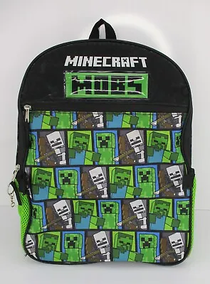 Minecraft Backpack MOBS Creeper Zombie Skeleton School Bag • $16.99