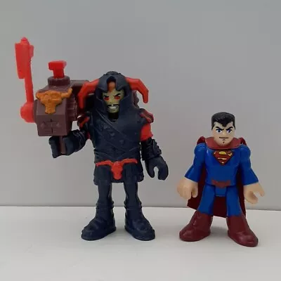 Imaginext DC Superfriends Superman & Steppenwolf Figures • £6