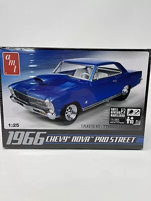 AMT 1/25 Scale 1966 Chevy Nova Pro Street Car Model Sealed Package • $17.99