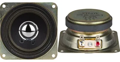 NEW (2) 3  MidRange Speakers.Square Frame Driver.4ohm.Home Audio Replacement. • $39