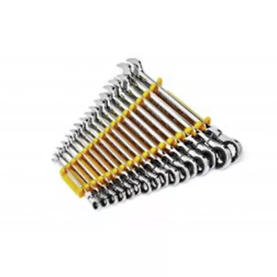 GearWrench 86728 16-Pc 90T 12 Pt Metric Flex Head COMB Ratcheting Wrench Set New • $291.97