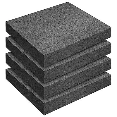 4 Pcs Pick And Pluck Foam- 12 X 12 X 2 Inch Pick Apart Foam Insert- Pluck Pre Cu • $31.73