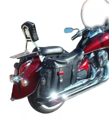 Studded Sissy Bar/Backrest/Luggage Rack - Kawasaki Vulcan 900 VN900  • $145