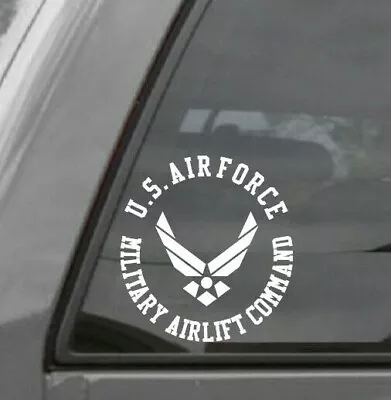 MILITARY AIRLIFT COMMAND  Vinyl Window Decal / Sticker UNITED STATES AIR FORCE  • $3.75