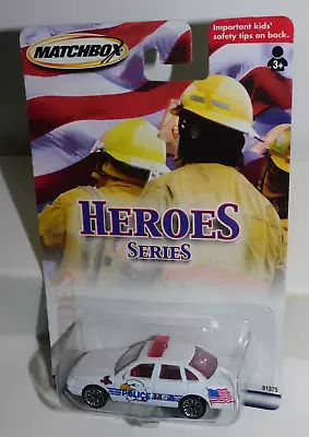 Matchbox Usa Ford Crown Victoria Police Car Heroes Series • $3.99