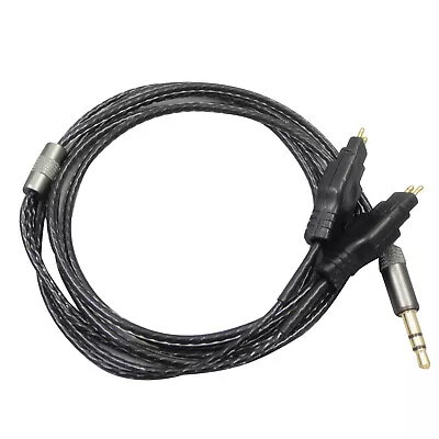 Black Repair Auto Earphone Cable For Sennheiser HD414 HD430 HD650 HD600 HD580 G • $12.45