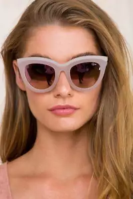 Quay Australia ECLIPSE Pink Oversize Designer Sunglasses • $55