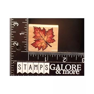 Stamp Craft Rubber Stamps Maple Tree Leaves Leaf #t21 • $2.39