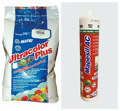 Mapei Ultracolour Plus Tile Grout And Silicone- ALL COLOURS- ALL SIZES • £12.99