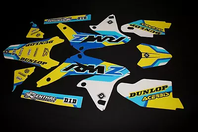 Suzuki Rmz 250 2010-2018 Retro Flu Mx Graphics Kit Sticker Kit Stickers • $119