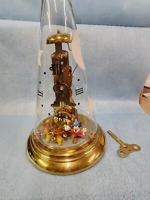 FANTASIA MICKEY MOUSE Sorcerer Apprentice Mechanical Clock Made In Germany WORKS • $800