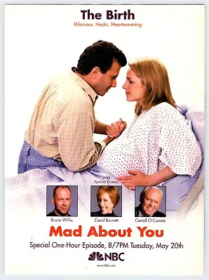 1997 MAD ABOUT YOU THE BIRTH NBC TELEVION Vtg 8 X10.5  Magazine Ad 1990's M483 • $5