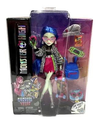 Monster High Ghoulia Yelps Fashion Doll With Pet Sir Hoots-A-Lot New Ships Fast! • $24.99