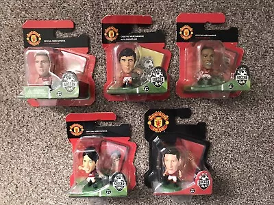 Manchester United Soccerstarz Figures 6 In Total Including Valencia Vidic & More • £16.50