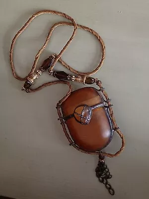 Vintage Maya Avangelista Amber Resin Beaded Purse Evening Bag • $100