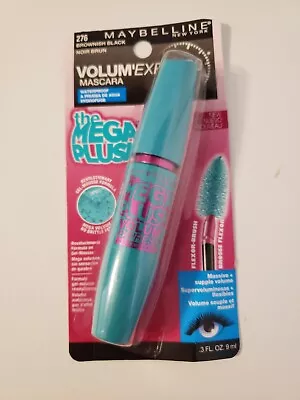 Maybelline Volume Express Mascara The Mega Plush Waterproof #276 Brownish Black • $4.99